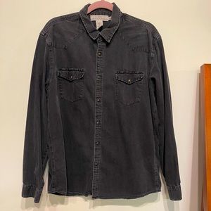 Pearl Snap Denim Shirt